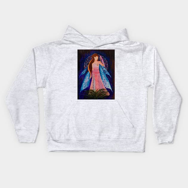 Libra Fairy of the Zodiac Kids Hoodie by yousufi